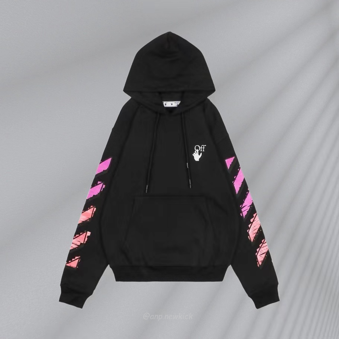 Off White Marker Hoodie Black Fuchsia Red Beige (25) - newkick.vip